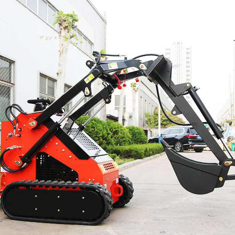 Mini Compact Wheel Loader Small Front End Hydraulic Ariticulated Mini Load Track Skid Steer Used Backhoe Crawler Excavator Mini Loader Gasoline Mini Loader