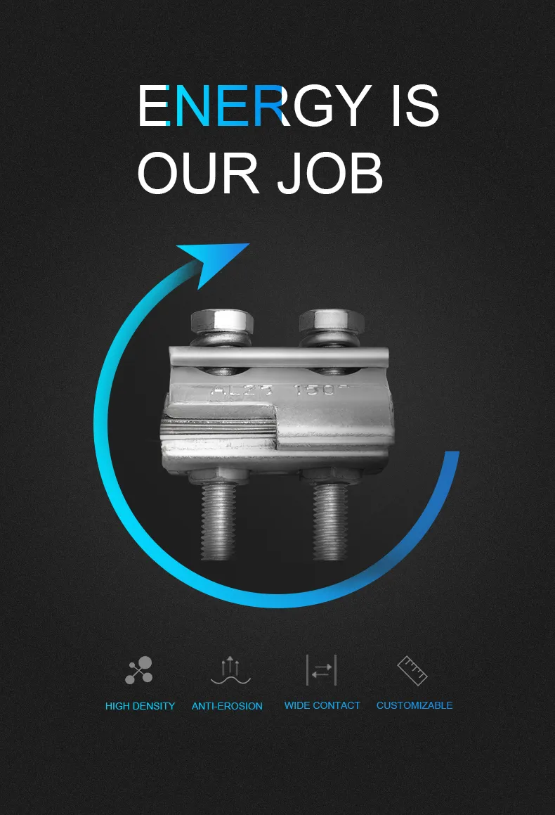 Abrazadera de cable eléctrico de aluminio