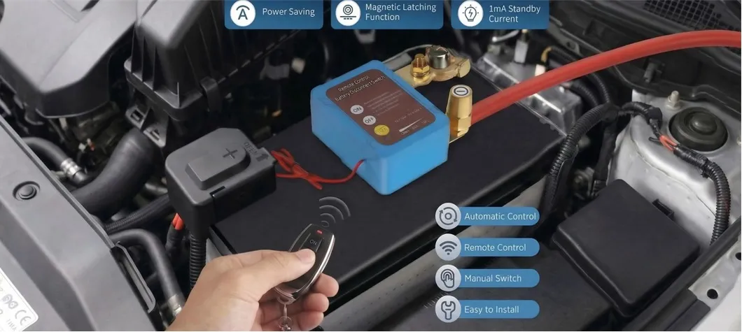 12V/24V Interruptor de desconexión de batería de alta resistencia, interruptor maestro de corte para automóviles, casas rodantes, aplicaciones marinas