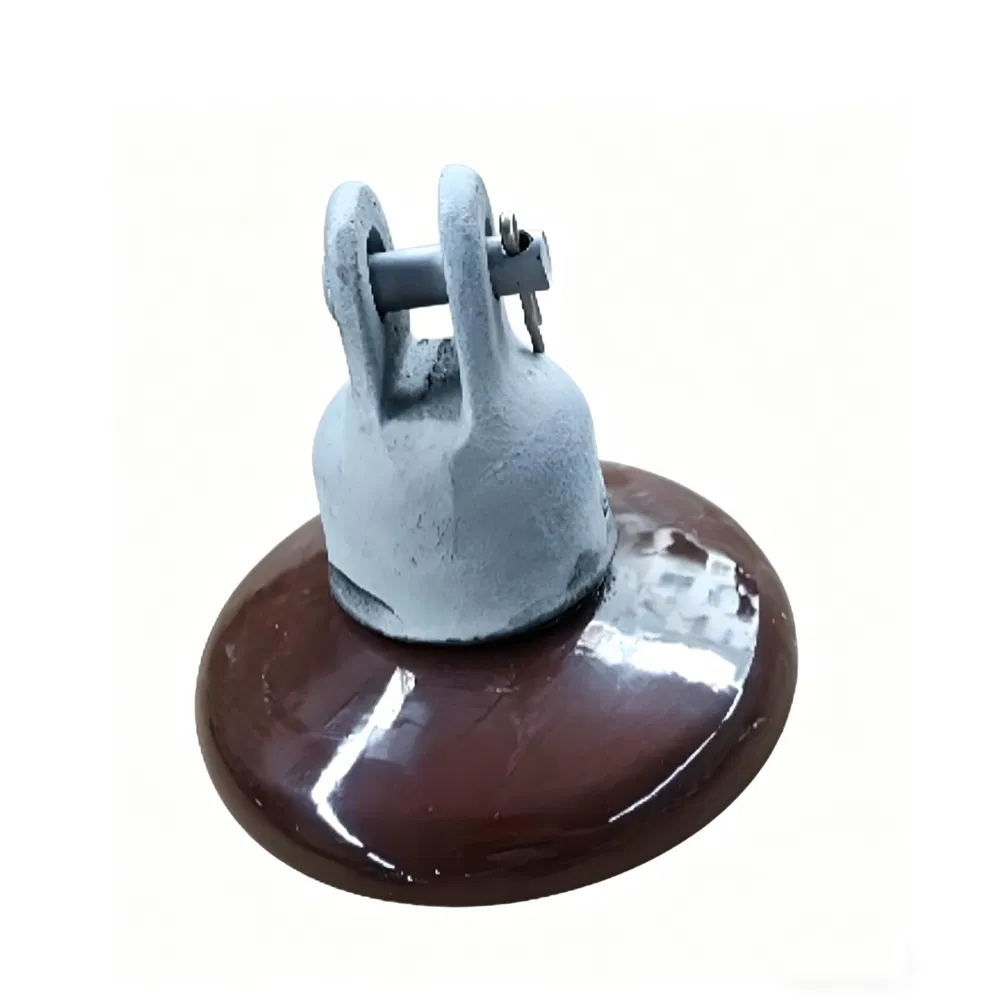 U70c 254mm 146mm 70kN Aislador de porcelana de suspensión para línea de alta tensión