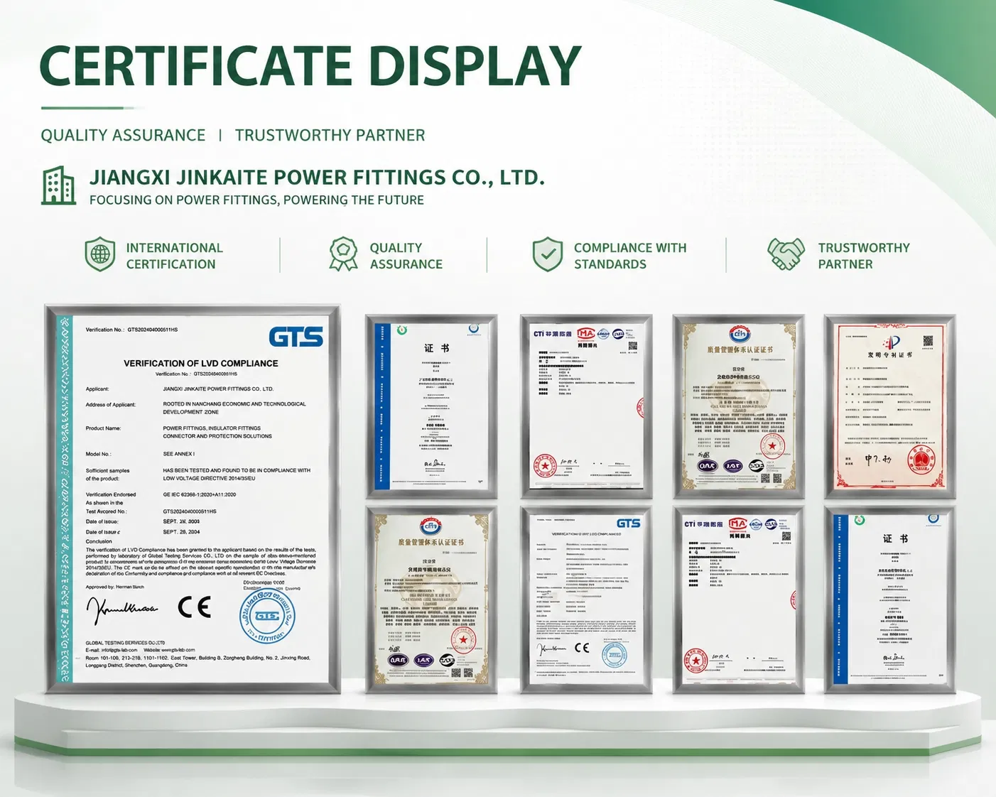 Certificaciones y de control de calidad