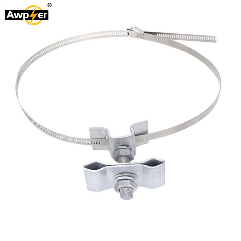 Accesorios de cable ADSS abrazadera de descarga de acero galvanizado en caliente