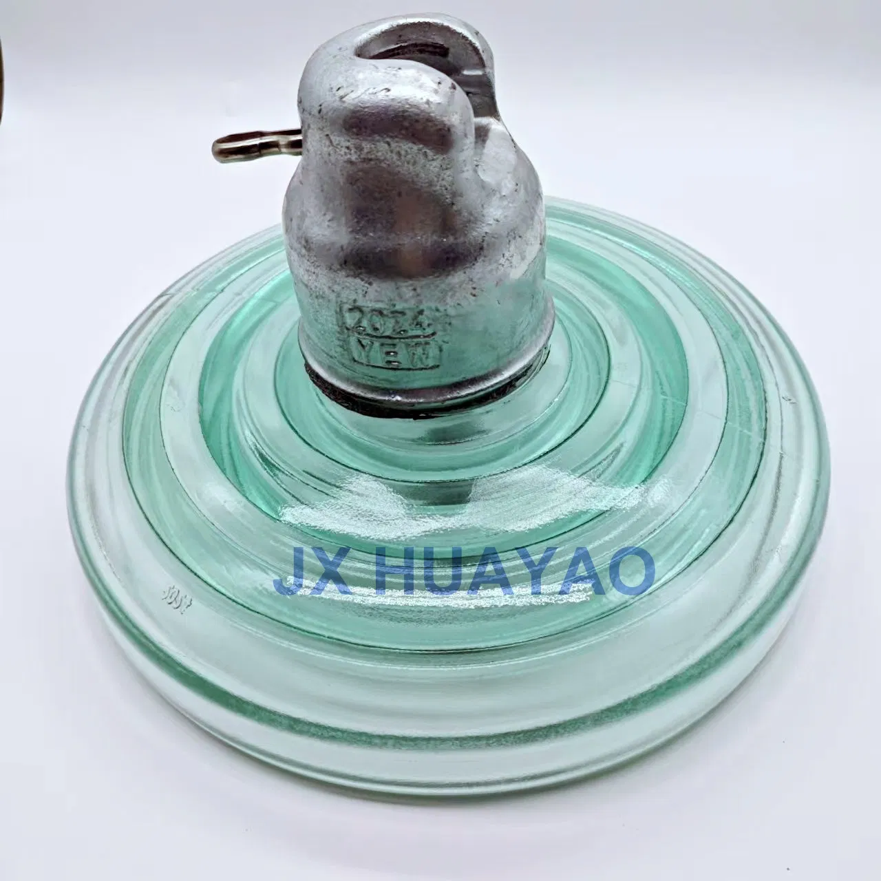 Aisladores de vidrio 210kN Aislador de suspensión de fibra de vidrio FRP para línea de potencia, duradero, tipo pin, aislador de vidrio
