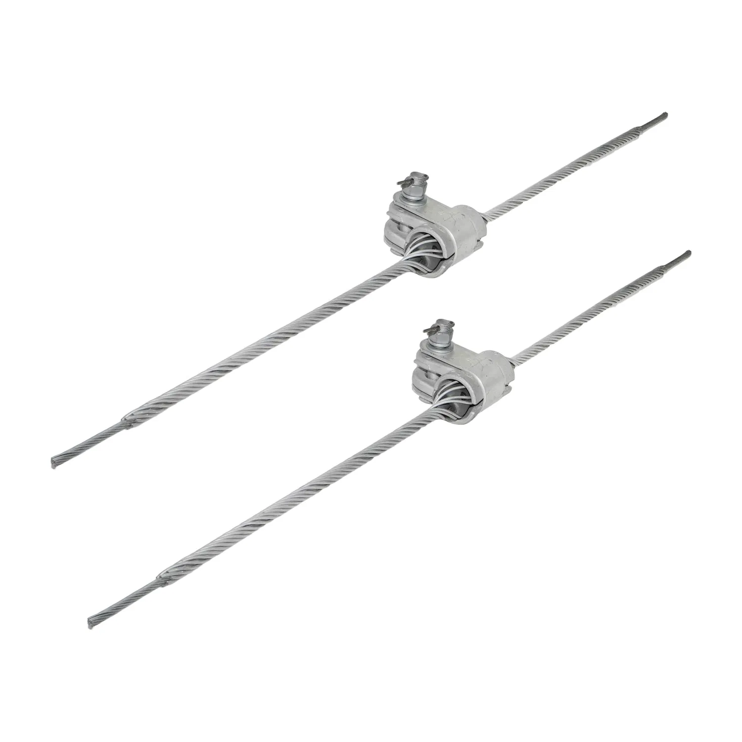 Abrazadera de suspensión preformada para cable de fibra óptica ADSS OPGW accesorios de línea aérea