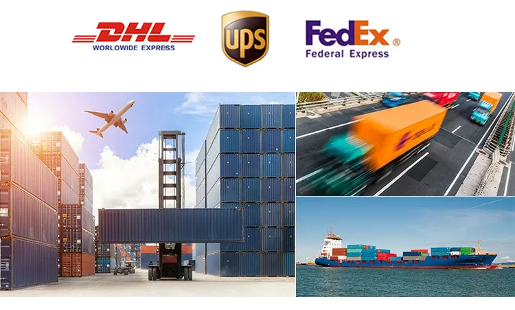 Proceso de embalaje y transporte