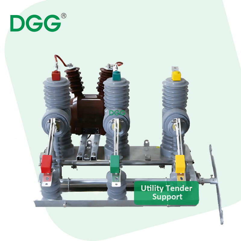 Fabricante personalizado de línea de distribución al aire libre de alta tensión Vlbs/Lbs protección interruptor automático montado en poste Vcb interruptor de carga de vacío