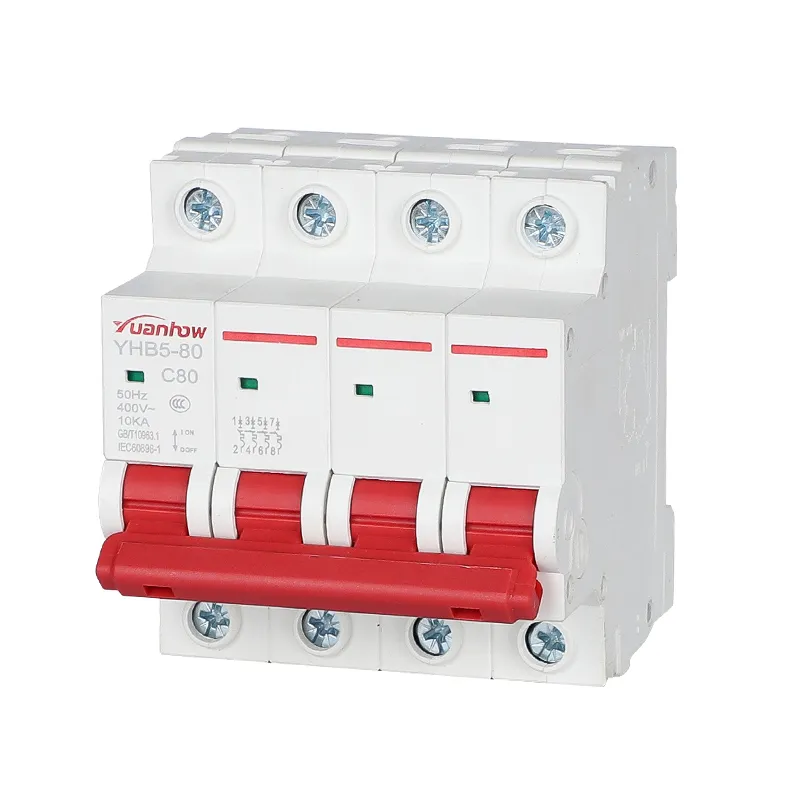 Estructura interna del interruptor automático