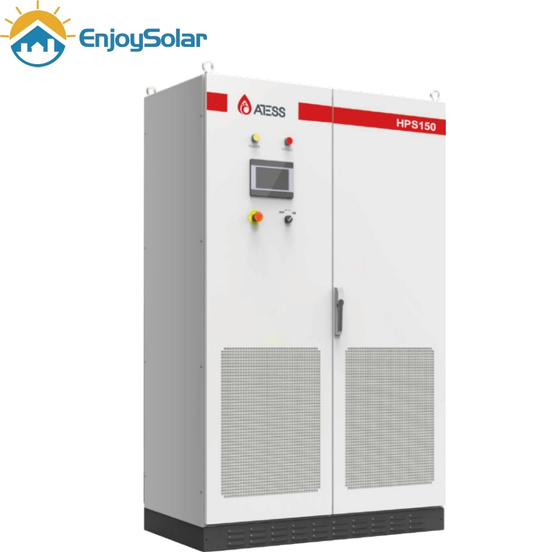 150kw 300kw Sistema de Almacenamiento de Baterías LFP 150kVA 300kVA Sistema de Energía Solar Industrial con Transformador Aislado
