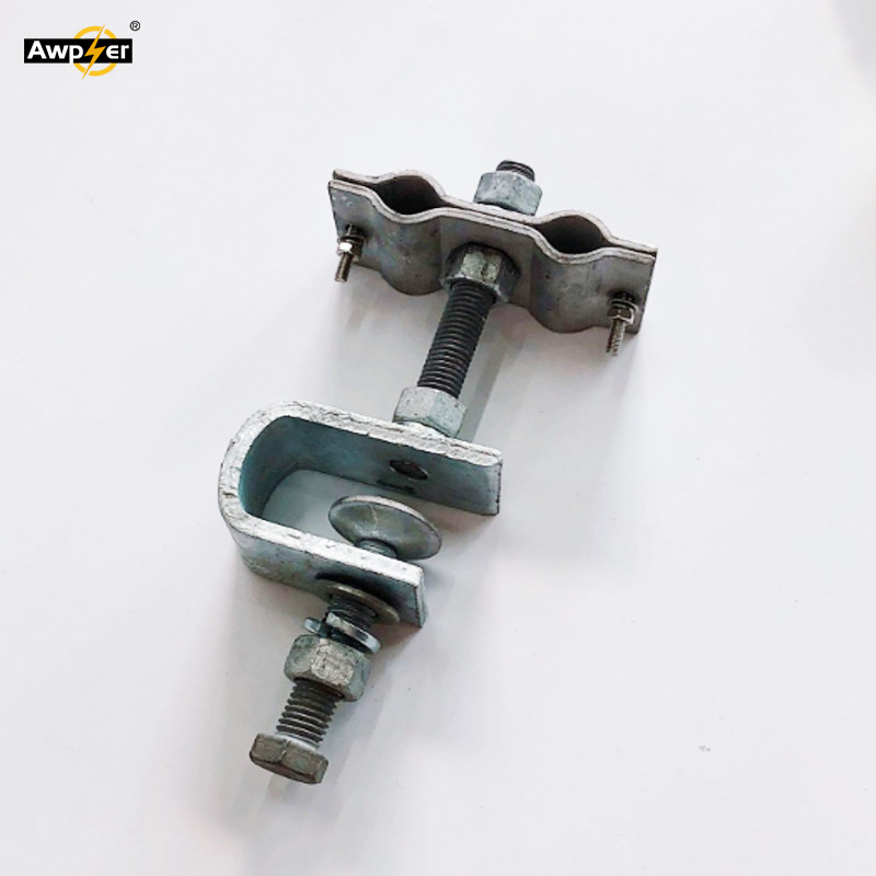 Accesorios de abrazadera de bajada OPGW de ADSS, abrazadera de suspensión aérea