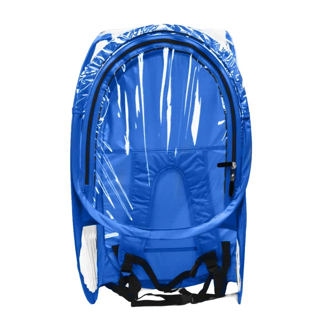 Casa de pantalla aislada para actividades al aire libre de tamaño mini, mochila de estilo simple, escudo móvil de PVC