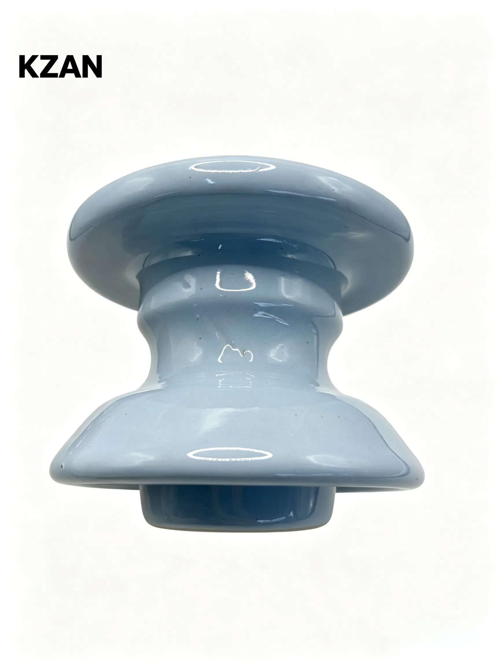 Aislador de porcelana mariposa ED-2 de fábrica, aislador de línea LV de alta resistencia mecánica para terminal de poste y esquina