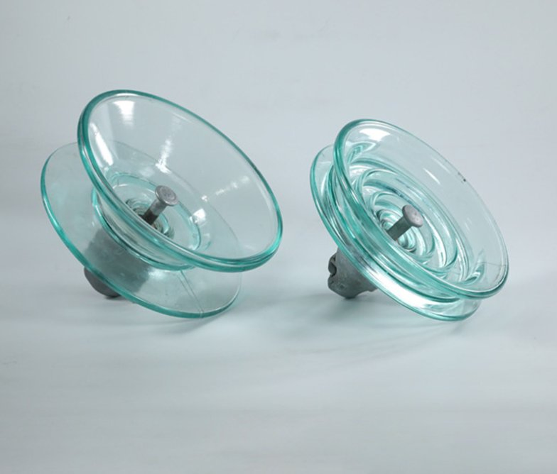 Aisladores de vidrio templado de disco de suspensión doble para postes y accesorios