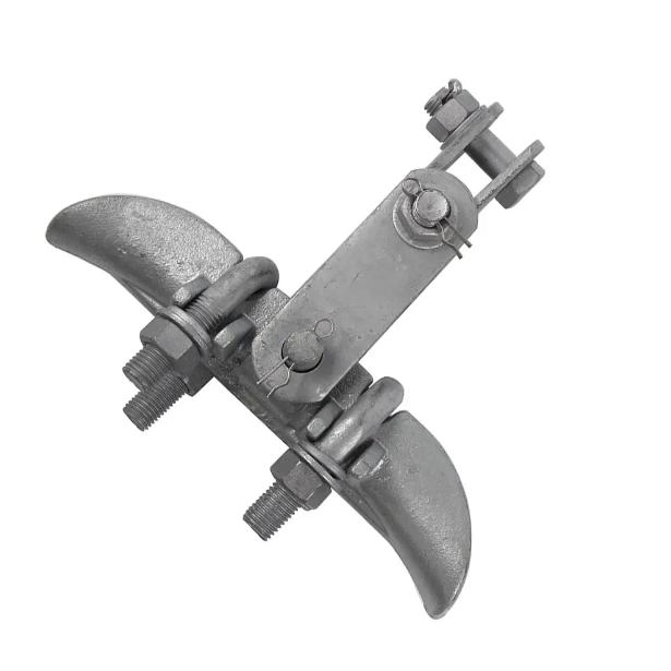 Hardware de línea de estampado galvanizado Xgu, abrazadera de suspensión con clevis