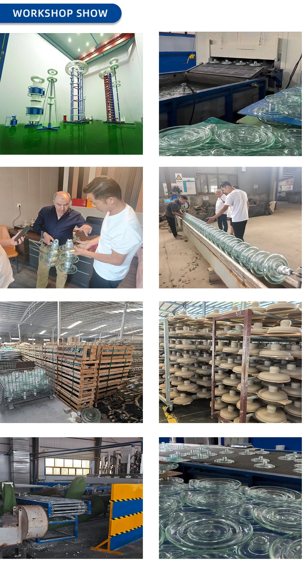 Fábrica de producción de aisladores de vidrio 1