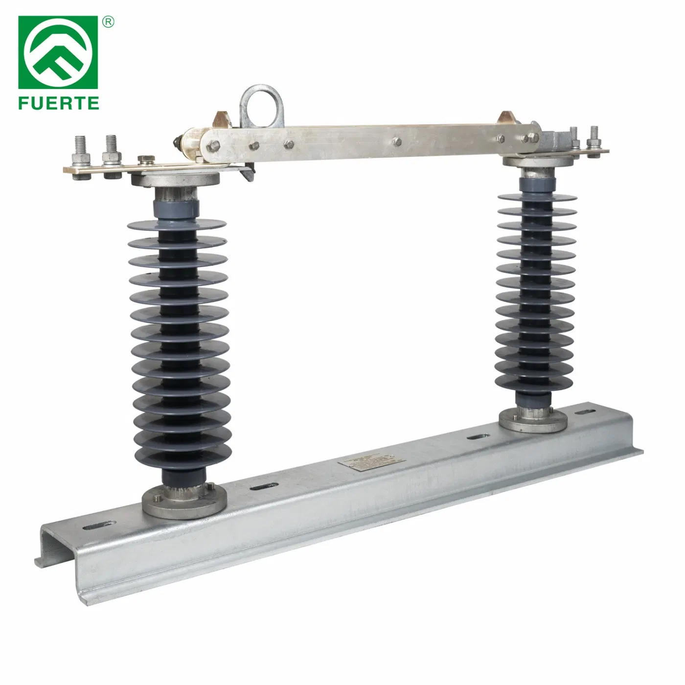 External 36kv Column Weatherproof Overhead Line Pole Mounted Transformer Isolation Disconnect Switch for Rural Grid with Lightning Protection
