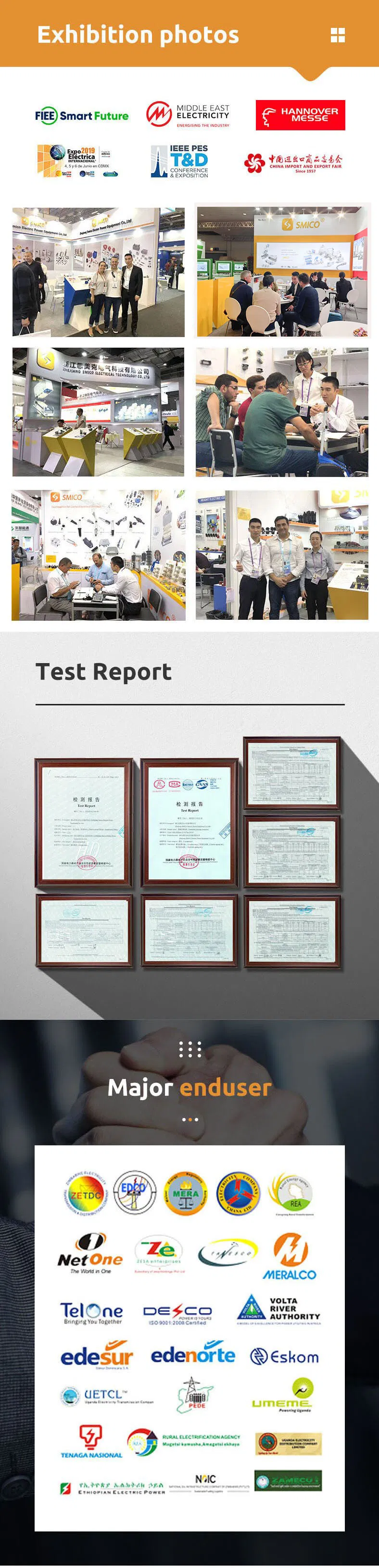 Accesorios para cables aéreos