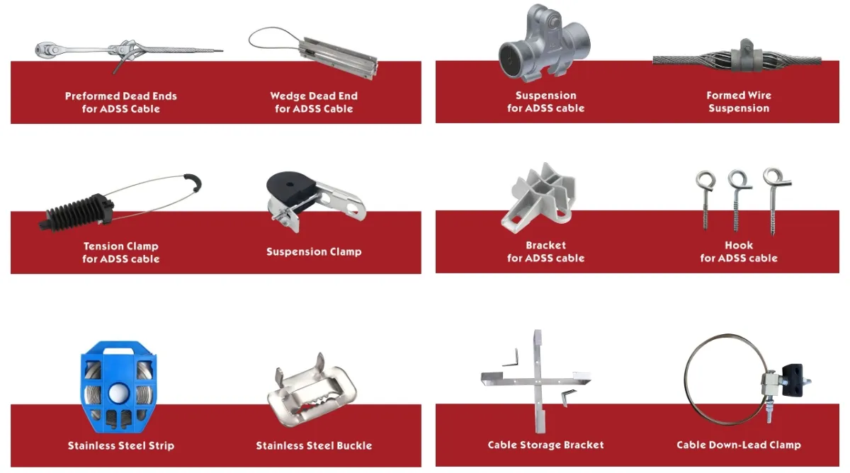 Accesorios para cables ADSS
