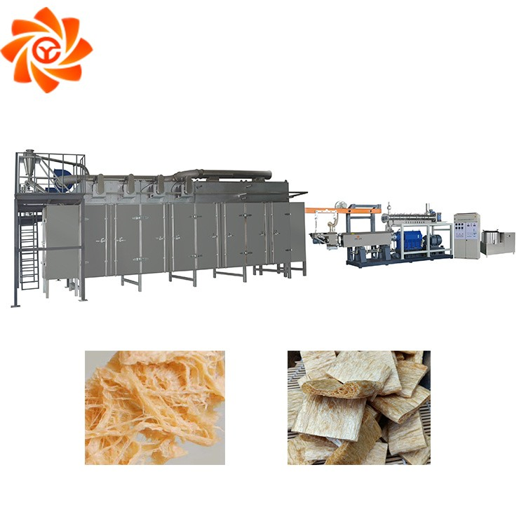 Máquina de procesamiento de aislamiento de proteína de soya línea de producción de proteína de soya texturizada