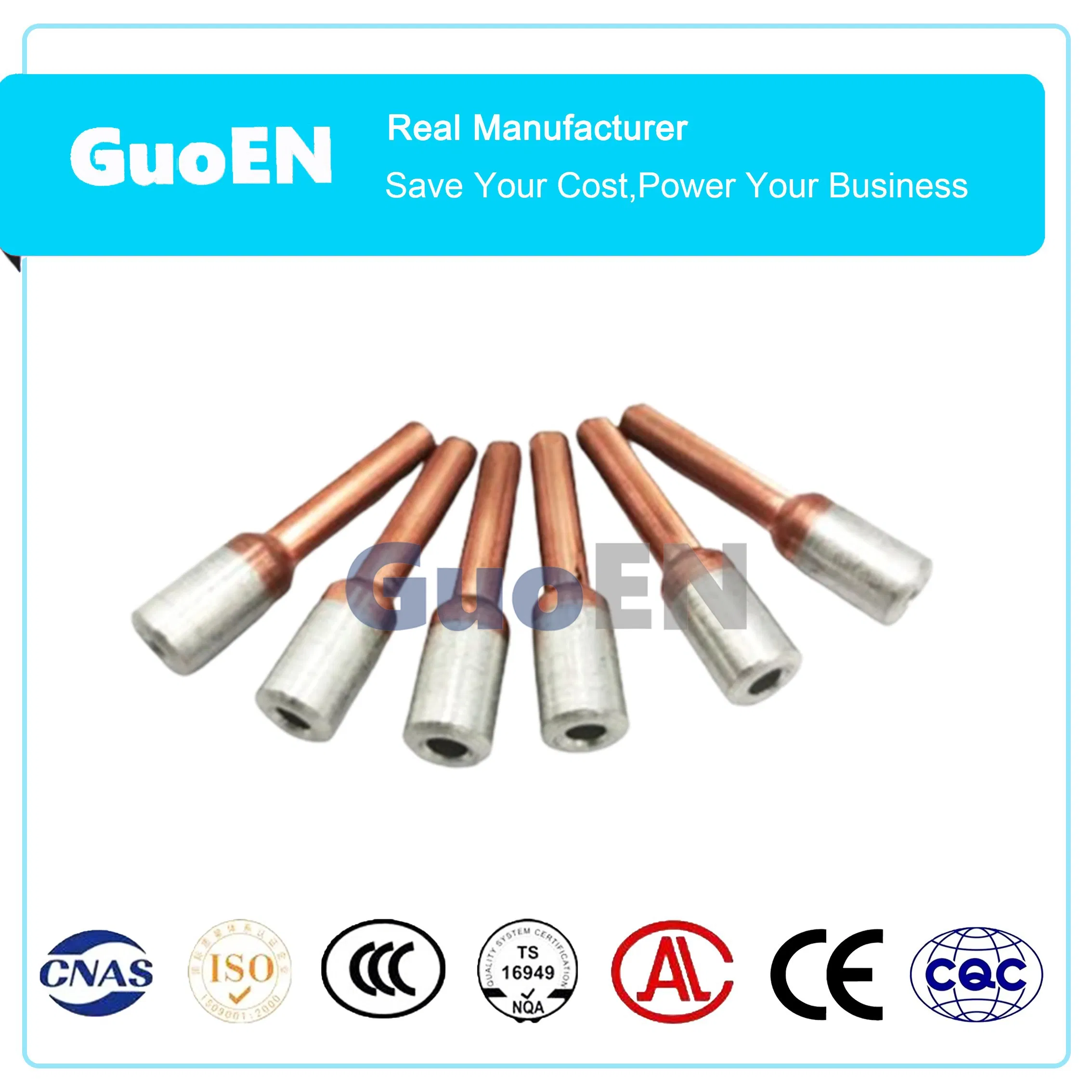 Abrazadera de tensión de extremo muerto galvanizada para hardware de postes de línea de transmisión eléctrica aérea