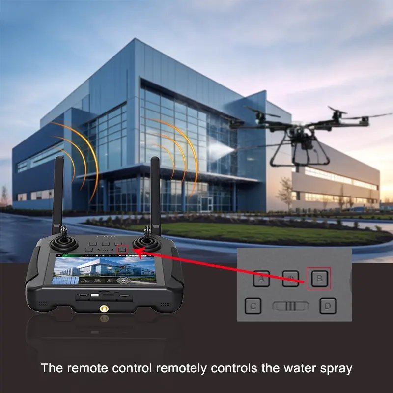 Dron de limpieza de control de agua remoto con controlador de válvula inalámbrico Hxc para estaciones solares aisladas remotas