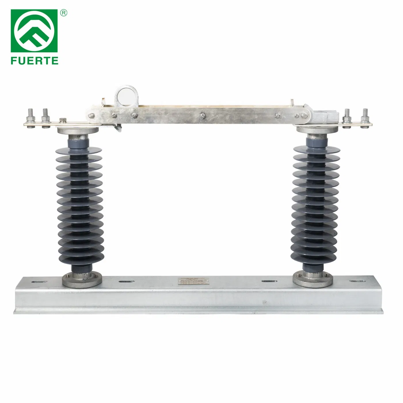 External 36kv Column Weatherproof Overhead Line Pole Mounted Transformer Isolation Disconnect Switch for Rural Grid with Lightning Protection