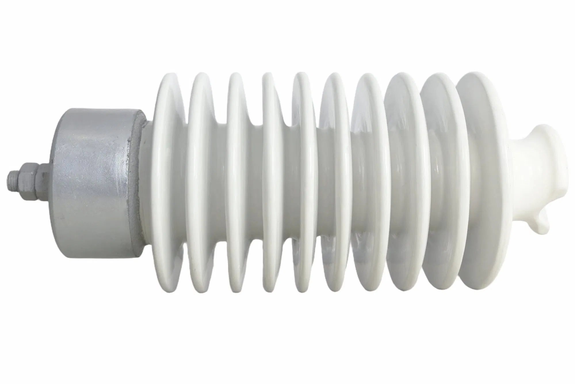 Aislador de pilar resistente a la temperatura de porcelana cerámica para aislador de poste de línea para fábrica de energía