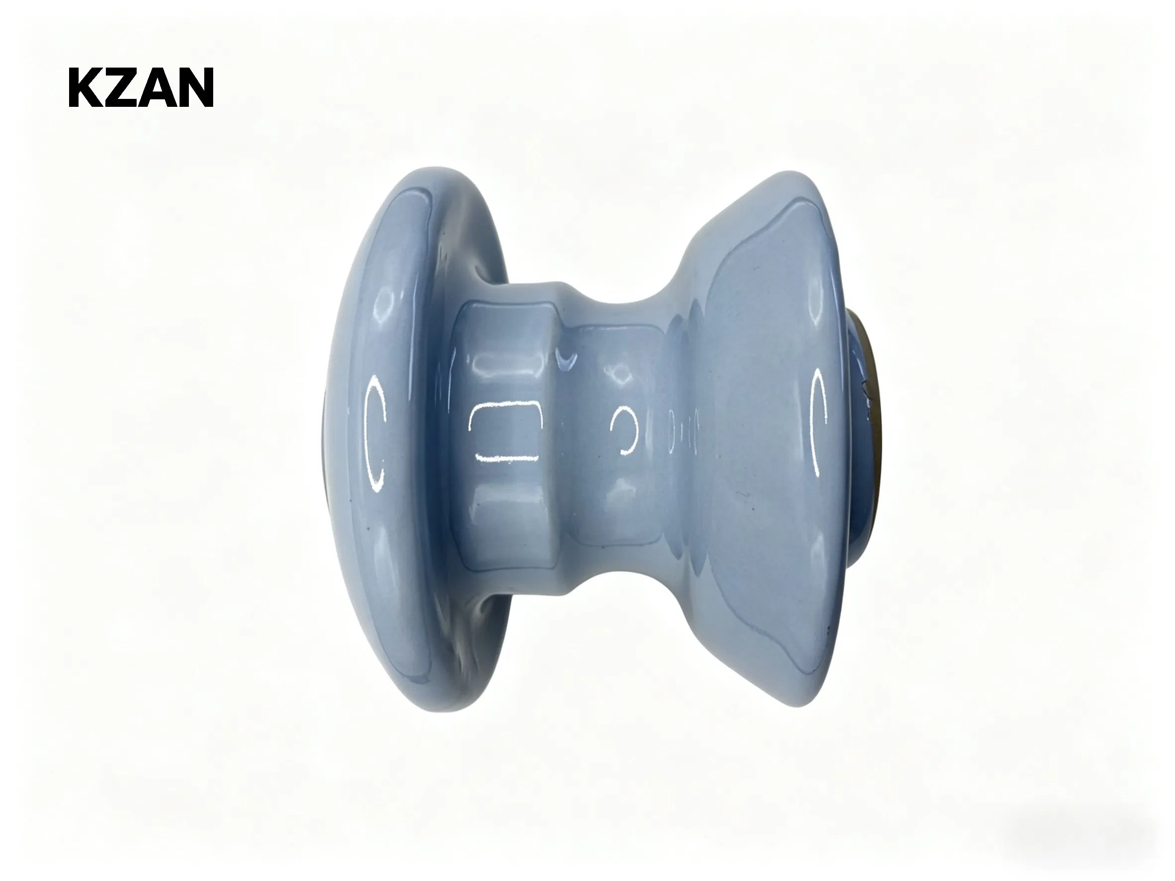 Aislador de porcelana mariposa ED-2 de fábrica, aislador de línea LV de alta resistencia mecánica para terminal de poste y esquina