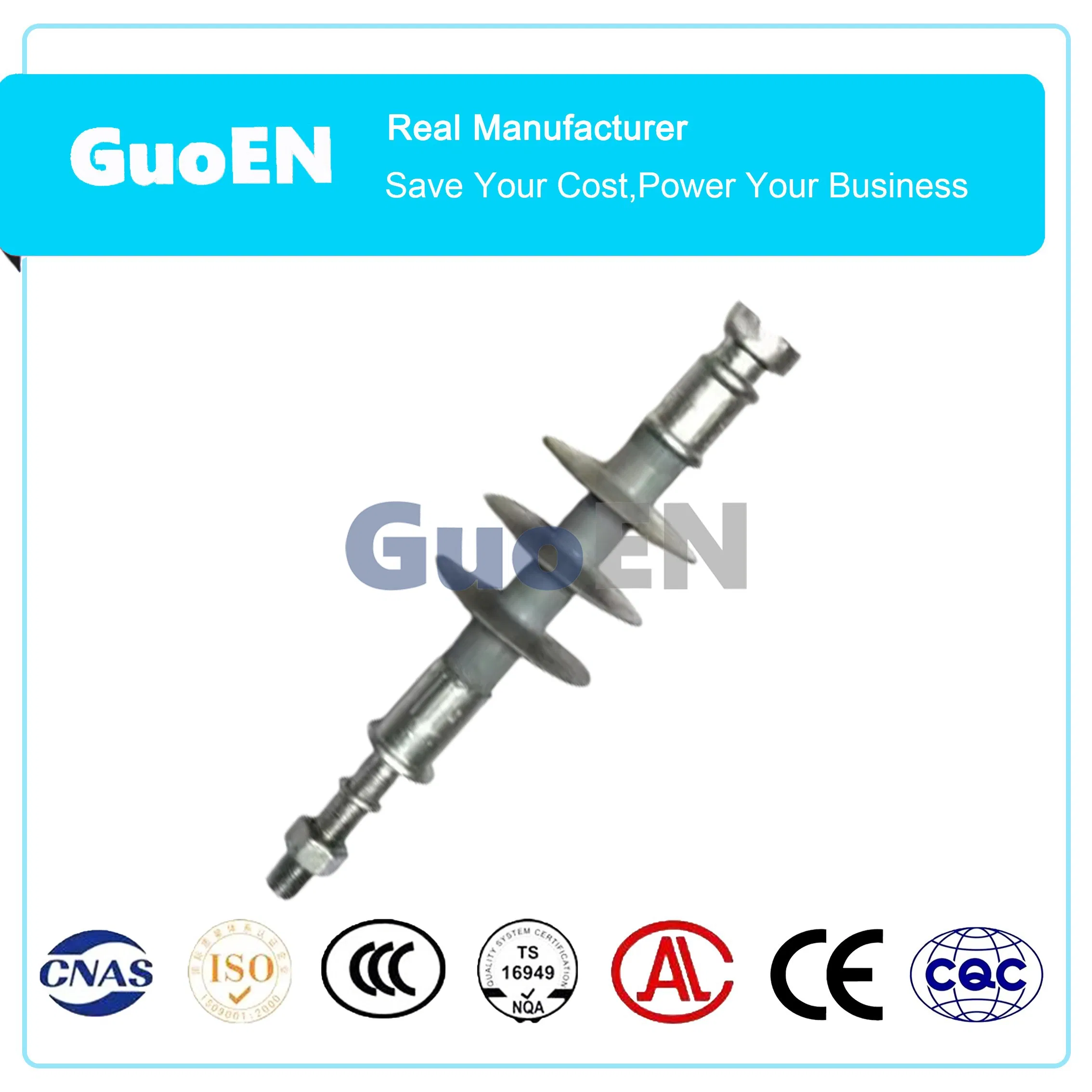Serie Fzs Aislador de Poste de Polímero Compuesto de Silicona para Exterior ANSI C29.9