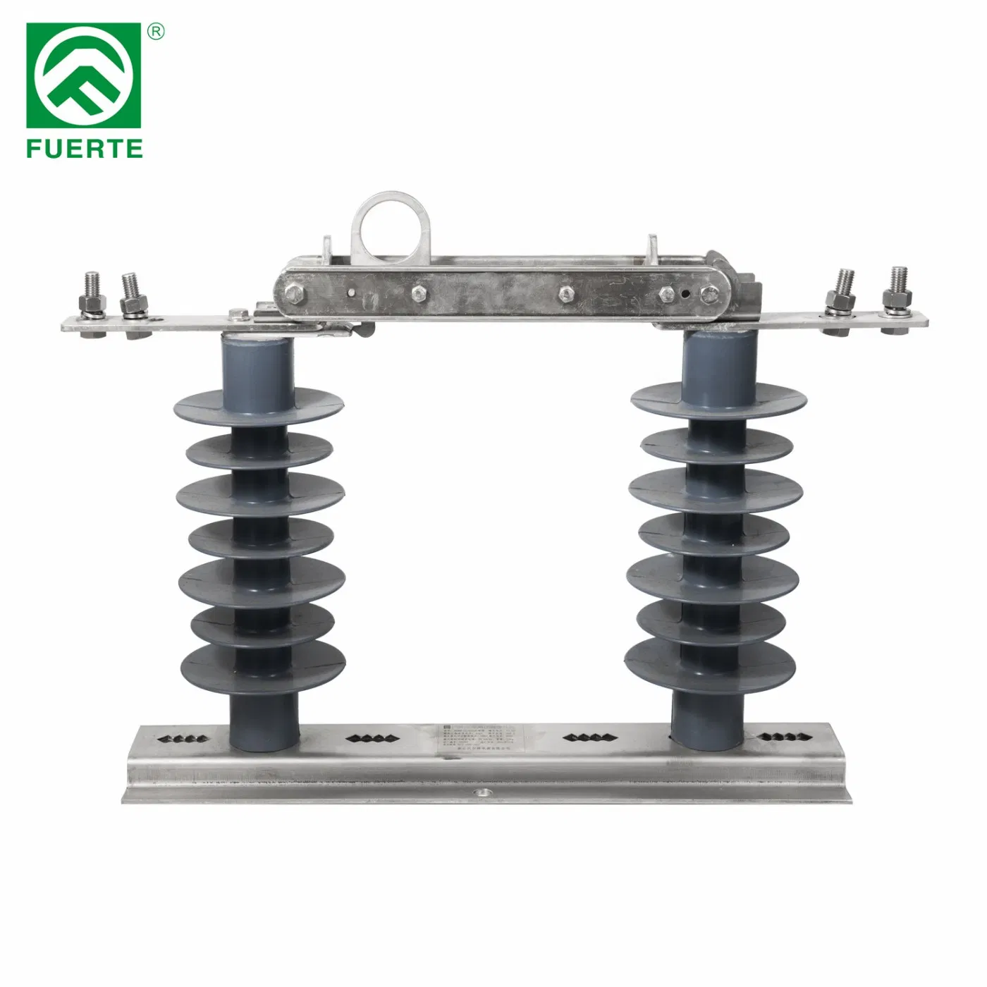 External 36kv Column Weatherproof Overhead Line Pole Mounted Transformer Isolation Disconnect Switch for Rural Grid with Lightning Protection