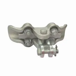 Hardware de línea de estampado galvanizado Xgu, abrazadera de suspensión con clevis