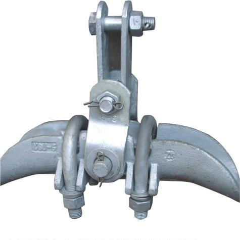 Hardware de línea de estampado galvanizado Xgu, abrazadera de suspensión con clevis