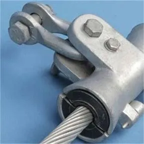 Hardware de línea de estampado galvanizado Xgu, abrazadera de suspensión con clevis