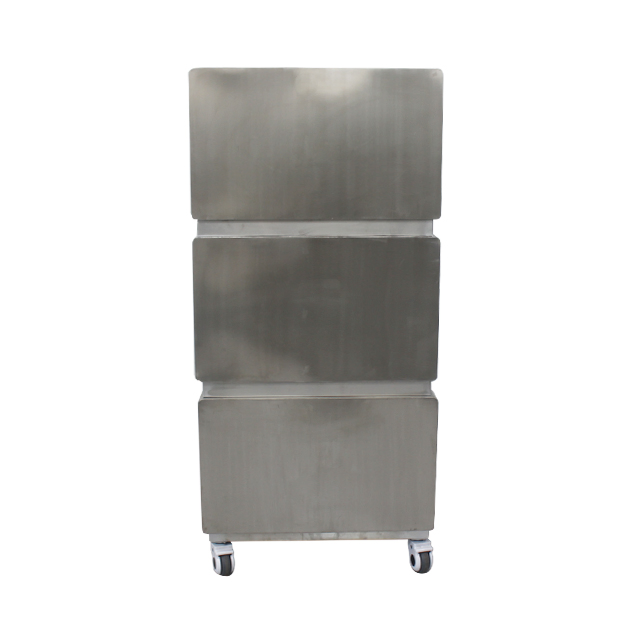 Cage de Acero Inoxidable Clásico 304 para Gatos y Animales Pequeños 3-Level Diseño con Cerradura Área de Baño Aislada Superficie Galvanizada