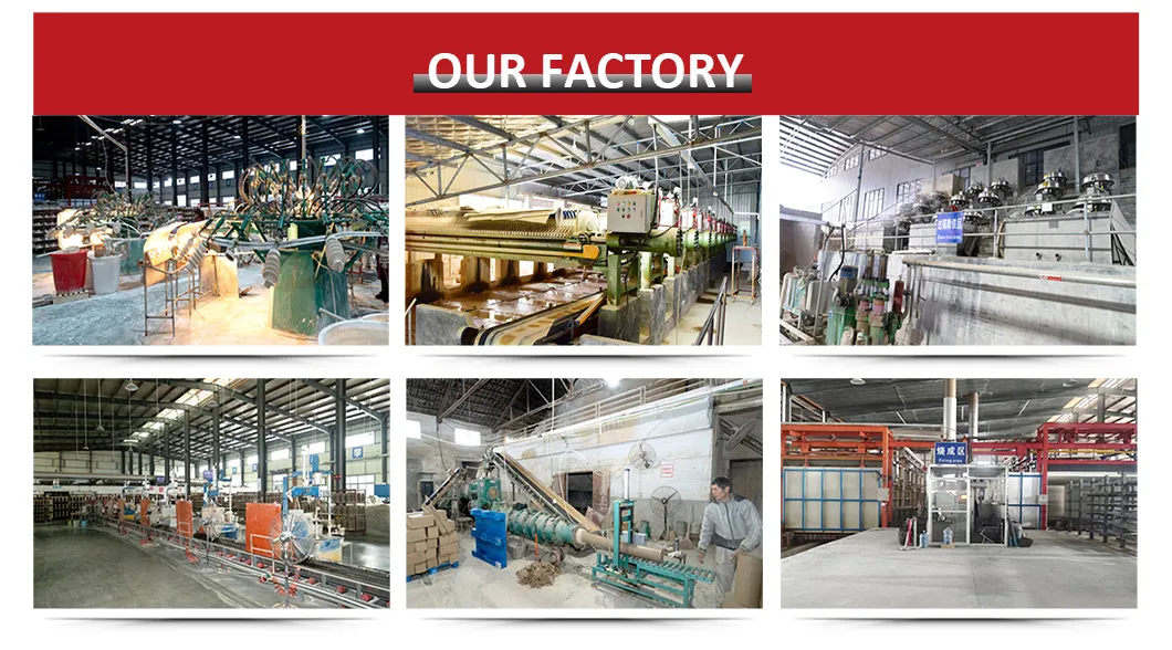 Línea de producción de aisladores de porcelana