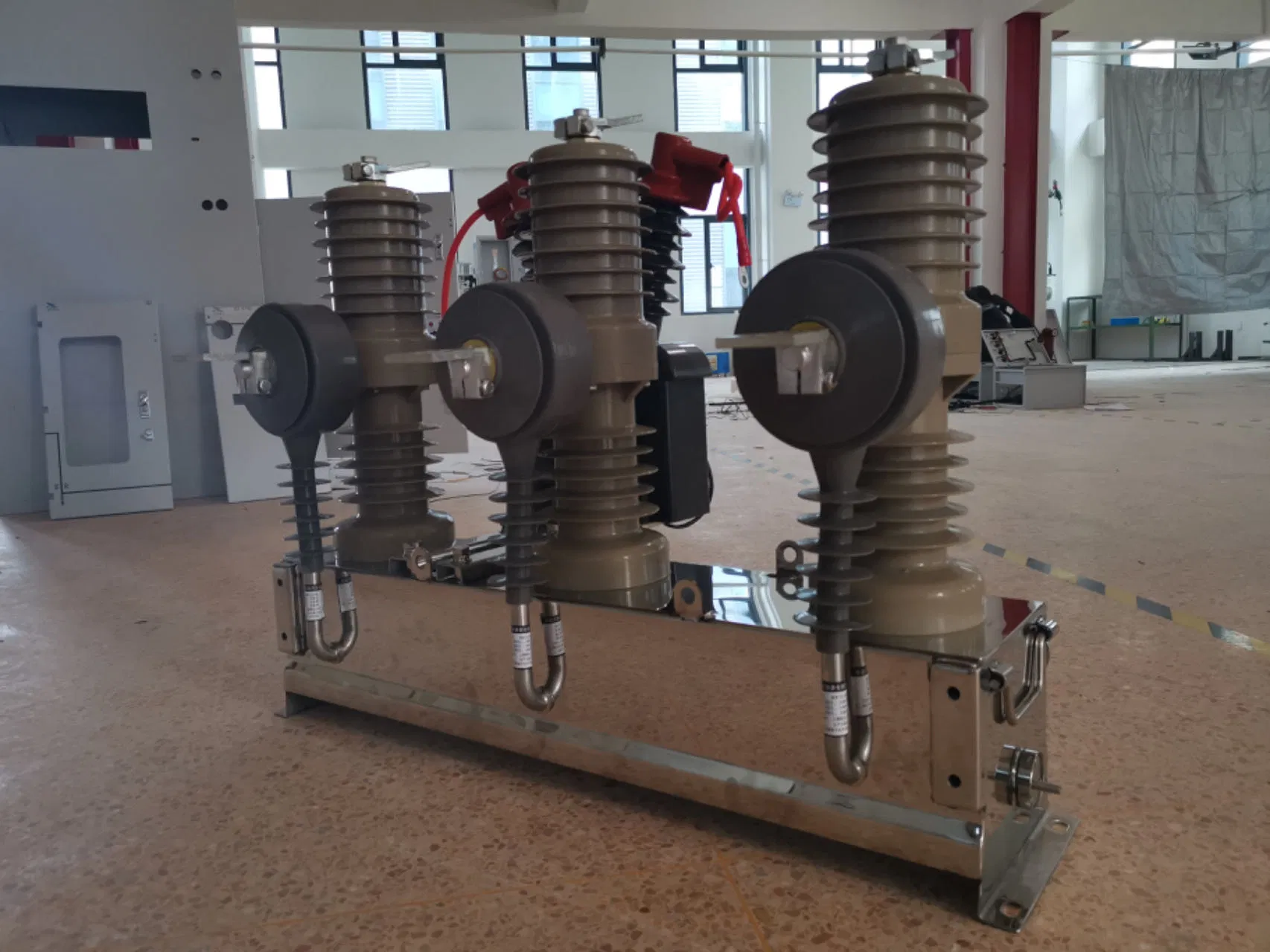 24kv interruptor de circuito de vacío de alta tensión al aire libre con sistema de energía eléctrica