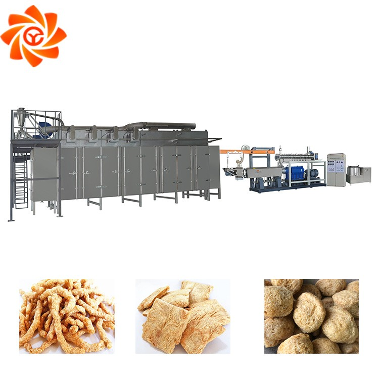 Máquina de procesamiento de aislamiento de proteína de soya línea de producción de proteína de soya texturizada