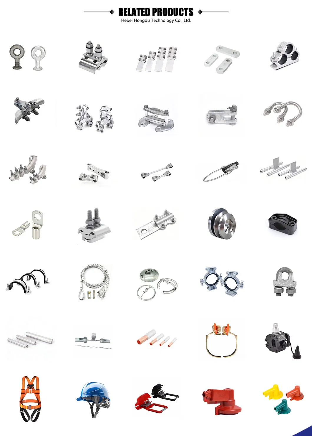 Conector de abrazadera paralela de doble ranura Jbb para cobre y aluminio