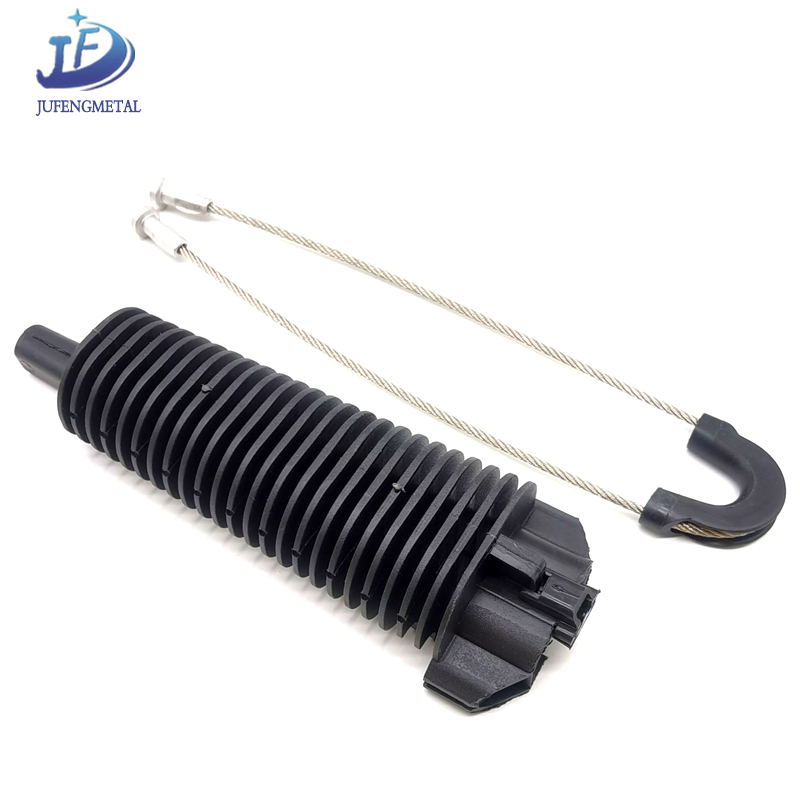 Accesorios de cable de fibra ADSS, abrazadera muerta de cable, abrazadera de suspensión