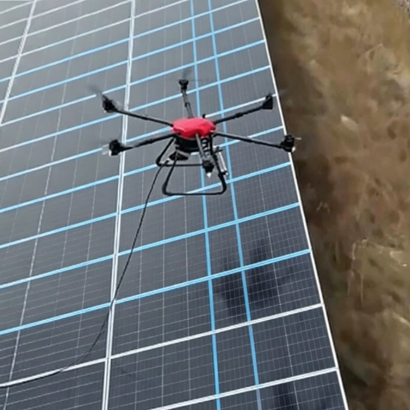 Dron de limpieza de control de agua remoto con controlador de válvula inalámbrico Hxc para estaciones solares aisladas remotas