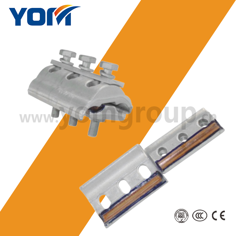 Abrazadera de ranura paralela bimetálica tipo tornillos ajustables de cobre y aluminio (YCAPG)