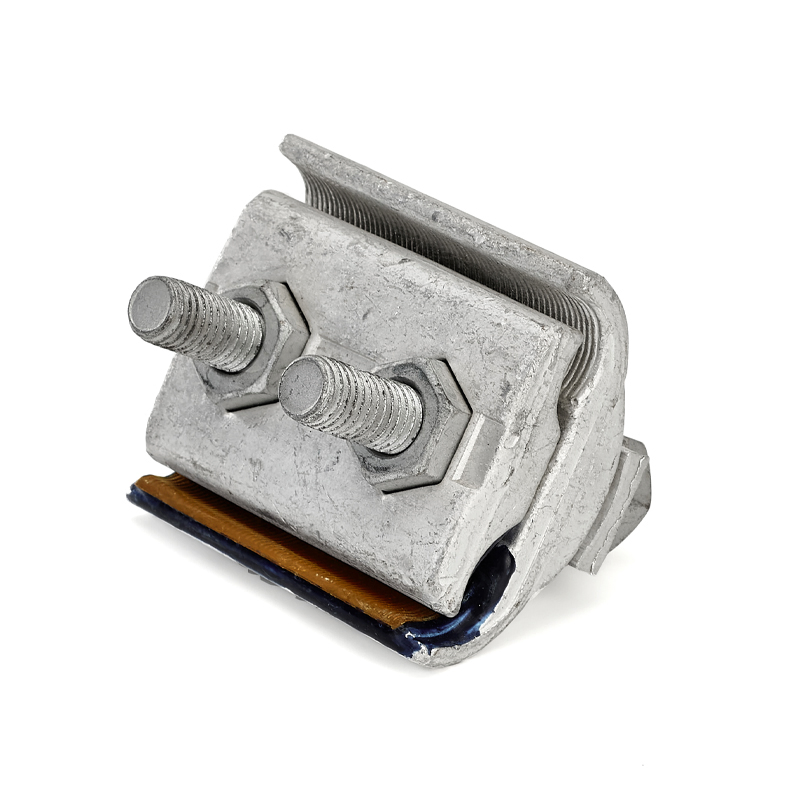 Clip de cable bimetálico de aluminio y cobre 2 abrazadera de ranura paralela