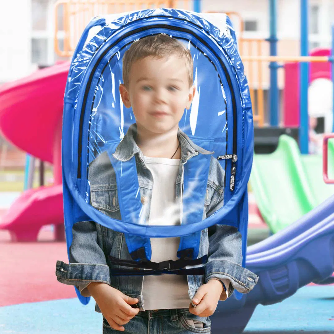 Casa de pantalla aislada para actividades al aire libre de tamaño mini, mochila de estilo simple, escudo móvil de PVC