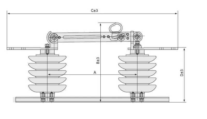 (RH-1-15KV/38KV) Interruptor de desconexión exterior (tipo distribución)