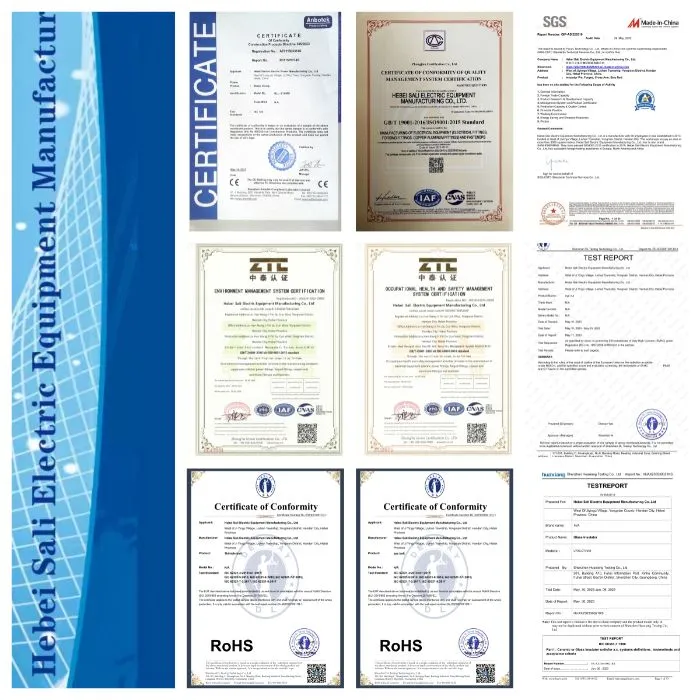 Certificación de abrazadera de tensión