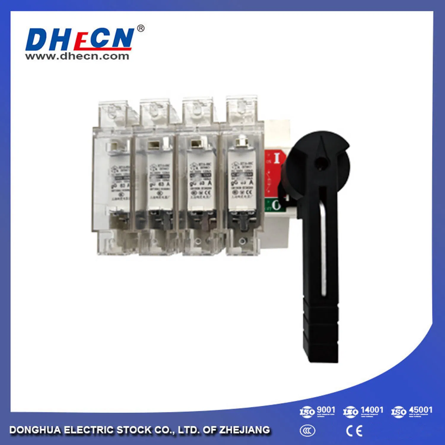 Dglz1-100~4000 Interruptor de cambio de serie Interruptor de aislamiento de carga Dglz1-160