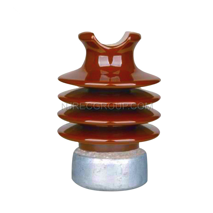 Soporte en D/ Hierro en D/ Estante con aislador de cerámica de porcelana
