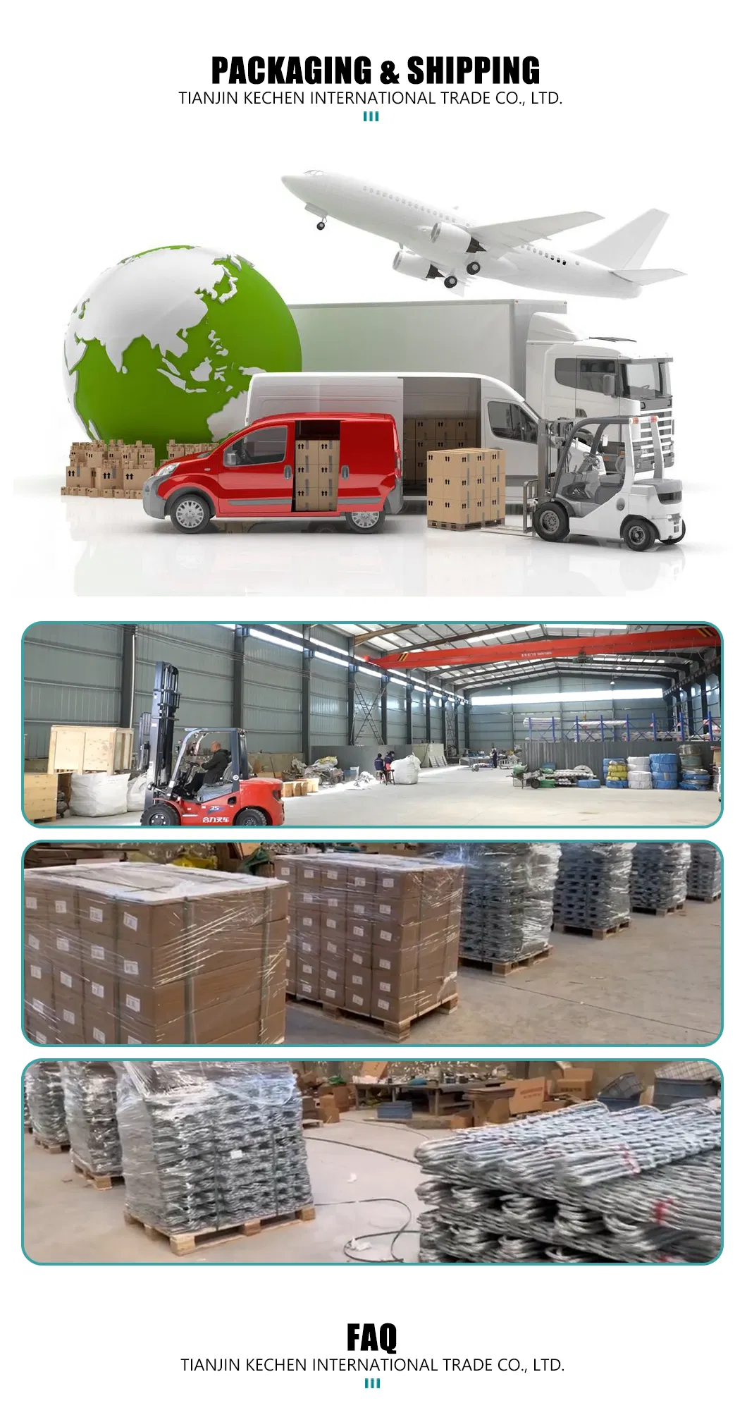 Embalaje de cajas de madera y logística
