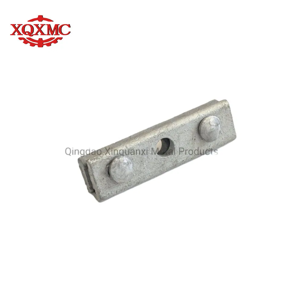 Conector de suspensión de cable, abrazadera de tipo guy, galvanizado en caliente, abrazadera recta
