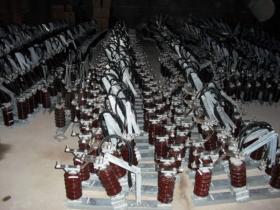 Interruptor desconector horizontal de alta tensión 630A 12kv para exteriores