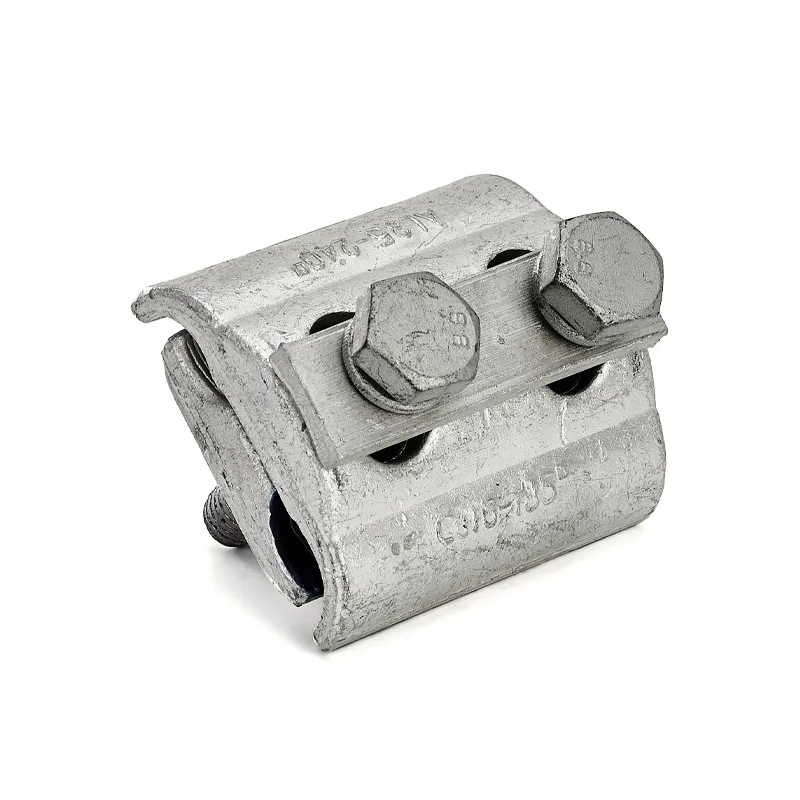 Clip de cable bimetálico de aluminio y cobre 2 abrazadera de ranura paralela